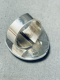 One Of The Best Native American Navajo Royston Turquoise Sterling Silver Ring-Nativo Arts