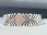 Important Yellowhoirse Vintage Native American Navajo Sterling Silver Bracelet-Nativo Arts