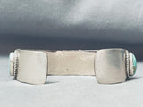 Astounding 84 Grams Vintage Native American Navajo Royston Turquoise Sterling Silver Bracelet-Nativo Arts