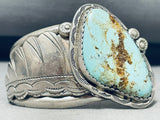 One Of The Most Unique Ever Vintage Navajo Turquoise Sterling Silver Bracelet-Nativo Arts