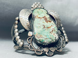 Huge Museum Vintage Native American Navajo Royston Turquoise Sterling Silver Bracelet-Nativo Arts