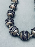 One Of The Most Intricate Vintage Handmade Sterling Silver Necklace-Nativo Arts