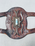 Important 1800's Vintage Native American Navajo Turquoise Sterling Silver Ketoh Bracelet