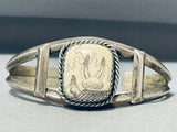 One Of A Kind Vintage Eagle Mountain Sterling Silver Bracelet-Nativo Arts
