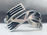 One Of The Best Vintage Native American Navajo Sterling Silver Bracelet-Nativo Arts