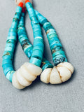High Quality Vintage Native American Navajo Graduating Turquoise Jacla Necklace Old-Nativo Arts