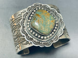 132 Grams Native American Navajo Royston Turquoise Sterling Silver Signed Bracelet-Nativo Arts