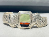 Quality Vintage Native American Navajo Jade Turquoise Sterling Silver Bracelet-Nativo Arts