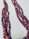 Native American Best Vintage Santo Domingo Purple Spiny Oyster Sterling Silver Necklace-Nativo Arts