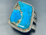 231 Grams!! Vintage Native American Navajo Turquoise Sterling Silver Bracelet-Nativo Arts