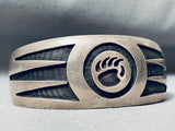 The Best Vintage Native American Hopi Anderson Koinva Sterling Silver Bracelet-Nativo Arts