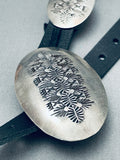 Super Detailed Vintage Native American Navajo Intricate Sterling Silver Concho Belt-Nativo Arts