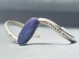 Important Vintage Apache Sugilite Sterling Silver Bracelet-Nativo Arts