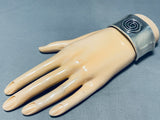 Mesmerizing Vintage Native American Navajo Sterling Silver Bracelet Cuff-Nativo Arts