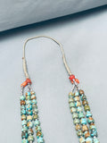 One Of The Finest Ever Vintage Santo Domingo Green Turquoise Shell Necklace-Nativo Arts