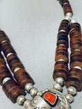 The Best Wide Heishi Vintage Native American Navajo Turquoise Sterling Silver Choker Necklace-Nativo Arts