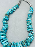 100 Grams Vintage Native American Navajo Nugget Collection Sterling Silver Necklace Old-Nativo Arts