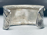 Opal Dolphin Mountain!!! Vintage Native American Navajo Sterling Silver Bracelet!-Nativo Arts