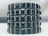 The Best Fed Jimenez Jet Sterling Silver Bracelet Cuff-Nativo Arts