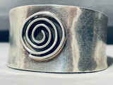 Mesmerizing Vintage Native American Navajo Sterling Silver Bracelet Cuff-Nativo Arts