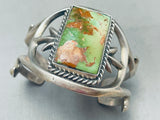 One Of The Best Ever Vintage Native American Navajo Royston Turquoise Sterling Silver Bracelet-Nativo Arts