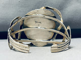 The Best Vintage Native American Navajo Green Turquoise Snake Sterling Silver Bracelet-Nativo Arts