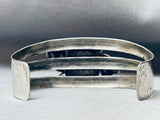 Rare Vintage Native American Navajo Royston Turquoise Sterling Silver Bracelet Old-Nativo Arts