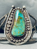 Unforgettable Vintage Native American Navajo Royston Turquoise Sterling Silver Bracelet-Nativo Arts