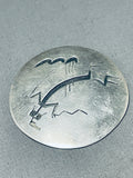 Captivating Vintage Native American Navajo Sterling Silver Kachina Pin Pendant-Nativo Arts