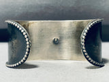 One Of The Best Vintage Native American Navajo Morenci Turquoise Sterling Silver Bracelet-Nativo Arts