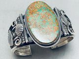 The Best Gary Reeves Vintage Green Turquoise Sterling Silver Bracelet-Nativo Arts
