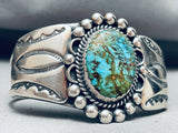 Important Vintage Native American Navajo Royston Turquoise Sterling Silver Bracelet-Nativo Arts
