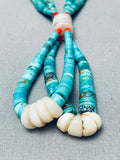 High Quality Vintage Native American Navajo Graduating Turquoise Jacla Necklace Old-Nativo Arts