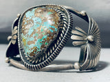 Huge Museum Vintage Native American Navajo Royston Turquoise Sterling Silver Bracelet Old-Nativo Arts