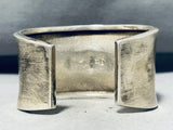 Important Chee Family 6 Inch Wrist Vintage Native American Navajo Sterling Silver Bracelet-Nativo Arts