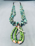 The Best Vintage Native American Navajo Orvil Jack Turquoise Jacla Necklace-Nativo Arts
