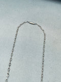 One Of The Best Ever Vintage Native American Navajo Turquoise Inlay Sterling Silver Necklace-Nativo Arts