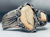 Important Vintage Native American Navajo Mookaite Sterling Silver Bracelet-Nativo Arts