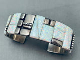 The Best 6 Inch Wrist Vintage Native American Navajo Opal Sterling Silver Bracelet-Nativo Arts