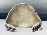 One Of The Coolest Ever Vintage Native American Navajo Bear Sterling Silver Bracelet-Nativo Arts