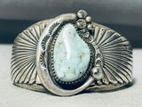One Of The Best Vintage Native American Navajo Dry Creek Turquoise Sterling Silver Bracelet-Nativo Arts