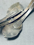 Important Lee Famous Famous Vintage Native American Navajo Sterling Silver Bracelet-Nativo Arts