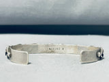 Superb Vintage Native American Zuni 8 Cerrillos Turquoise Sterling Silver Bracelet-Nativo Arts