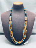 The Best Thomas Singer Vintage Tiger Eye Sterling Silve Rturquoise Necklace-Nativo Arts