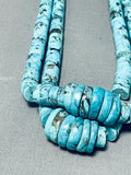 Native American Rare Older Vintage Santo Domingo Turquoise Necklace-Nativo Arts