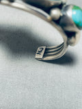 Best Vintage Nila Cook Turquoise Sterling Silver Bracelet Cuff-Nativo Arts