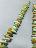 Native American 200+ Gram Vintage Santo Domingo Royston Turquoise Sterling Silver Necklace-Nativo Arts