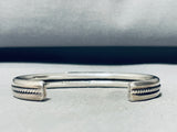 Cute And Gorgy!! Vintage Native American Navajo Sugilite Opal Sterling Silver Inlay Bracelet-Nativo Arts
