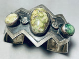 One Of The Finest Vintage Navajo Carico Lake Turquoise Sterling Silver Bracelet-Nativo Arts
