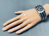The Best Vintage Native American Hopi Anderson Koinva Sterling Silver Bracelet-Nativo Arts